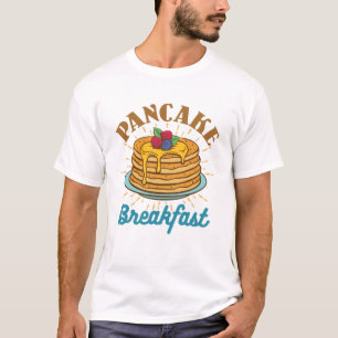 Camiseta Pancake Brechfast Vintage Pancakes Lover