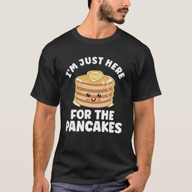 Camiseta Pancake Brunch Pancake Maker Café da Manhã para Mu (Frente)