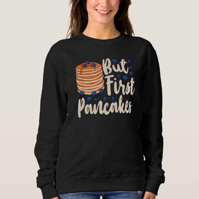 Camiseta Pancake  Kids But First Pancakes (Frente)