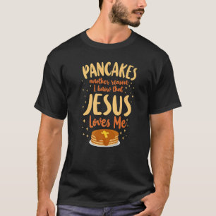 Camiseta Pancake Kids Jesus Faith Christian Pancakes Outro