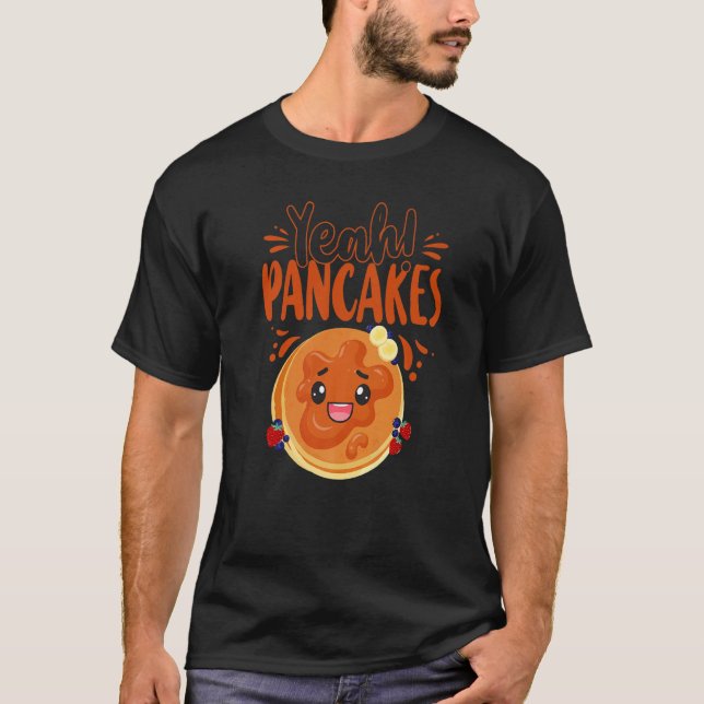 Camiseta Pancake  Kids Yeah Pancakes (Frente)