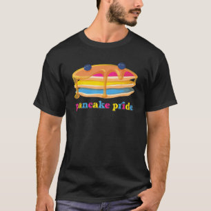 Camiseta Pancake Pride Pansexualidade Pan Flag Orgulho LGBT