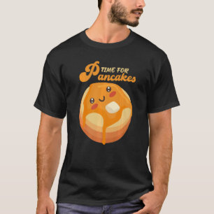 Camiseta Pancakes Café da Manhã Hora do Pancake para panque
