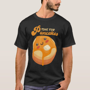 Camiseta Pancakes Café da Manhã Hora do Pancake para panque