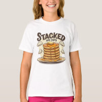 Pancakes Empilhados E Felizes Delícia De Xarope