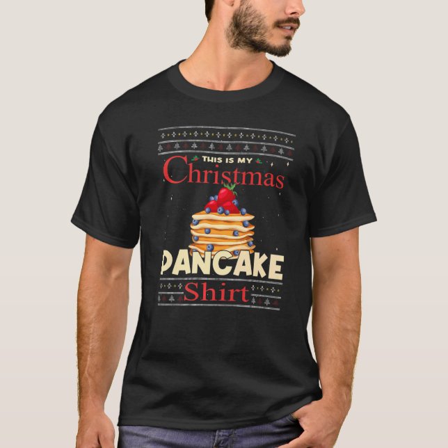 Camiseta Pancakes maker  This is my Christmas Pancake (Frente)