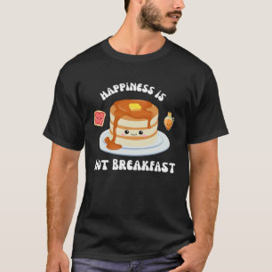 Camiseta Pancakes nacionais do café da manhã com graça