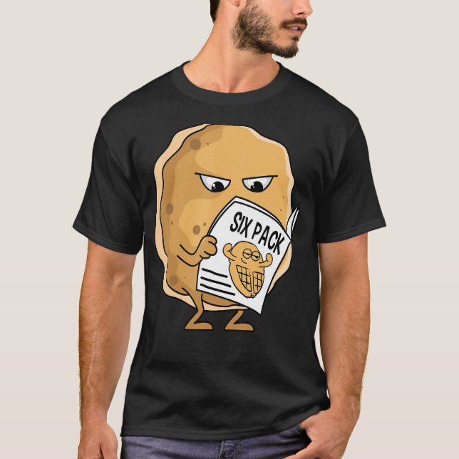 Camiseta Pancakes Waffle 6 Pack Abs Breakfast Flapjack Hotc (Frente)