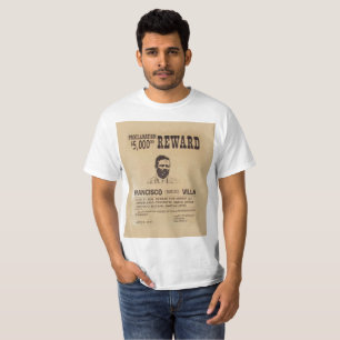 Camiseta Pancho Villa 🔥 General mexicano Herói