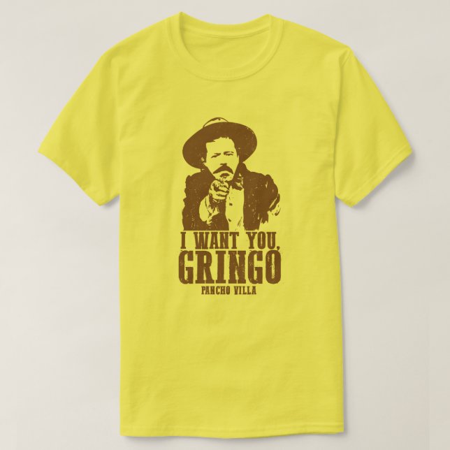 Camiseta Pancho Villa: Rebel with a Cause (Frente do Design)