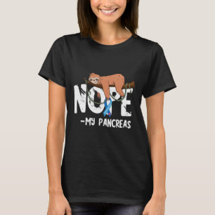 Camiseta Pâncreas Diabetes Consciência do Açúcar no Sangue