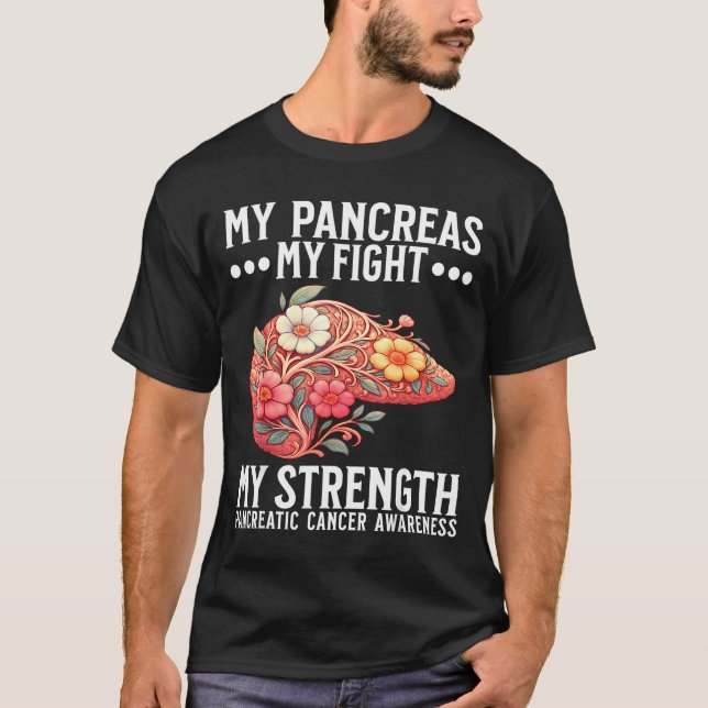 Camiseta Pancreatic Cancer Awareness Pancreatic Cancer  (Frente)