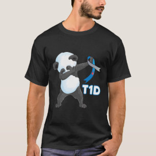 Camiseta Panda 1 Diabetes Diabetes Tipo 1, Batido Divertido