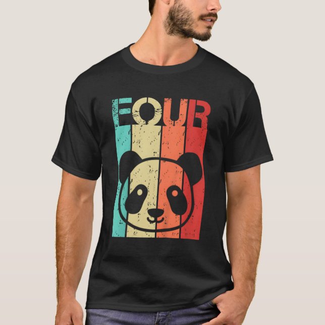 Camiseta Panda 4 Panda 4 (Frente)