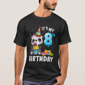 Camiseta Panda 8º Eu Sou 8 Ns