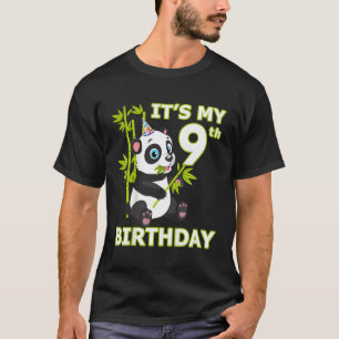 Camiseta Panda 9º Eu Sou 9 Ns