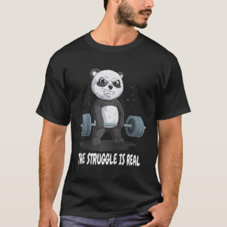 Camiseta Panda A Luta É A Malhação G