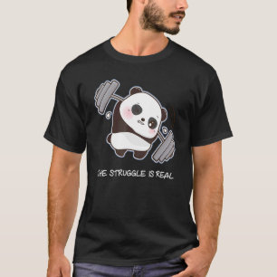 Camiseta Panda A Luta É A Malhação G