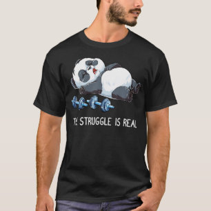 Camiseta Panda A Luta É A Malhação G