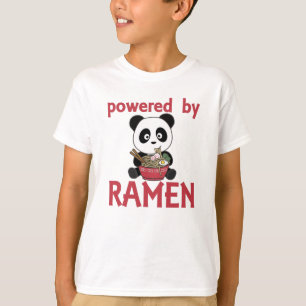 Camiseta Panda Acionada Por Ramen Sweet Kawaii Noodle Panda