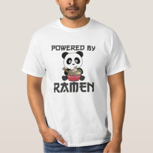 Camiseta Panda Acionada Por Ramen Sweet Kawaii Noodles Bear