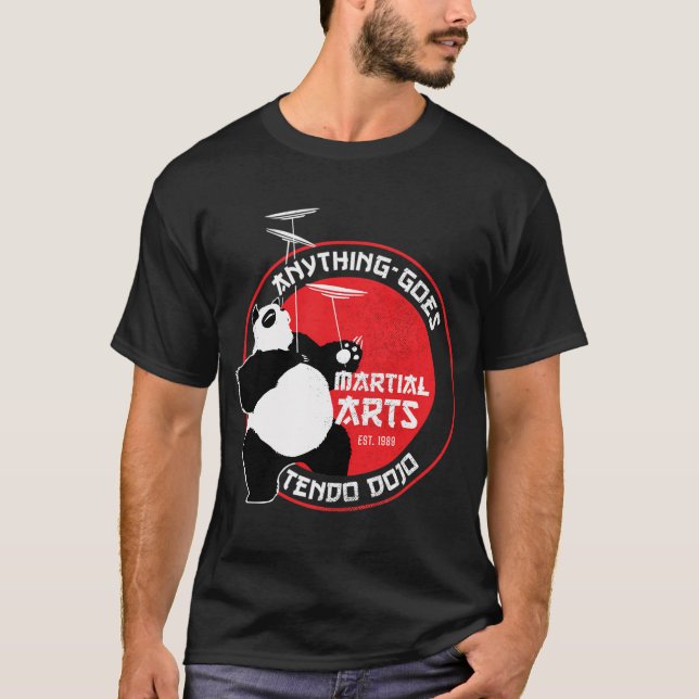 Camiseta Panda - All-Goes Martial Arts Dojo - Ranma 1/ (Frente)