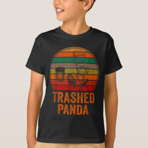 Camiseta Panda Arrasado Funny Esquilo Bêbado Vintage Homens