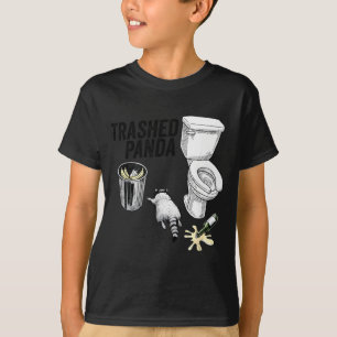 Camiseta Panda Arrombado, Guaxinim Bêbado Engraçado, Humor 