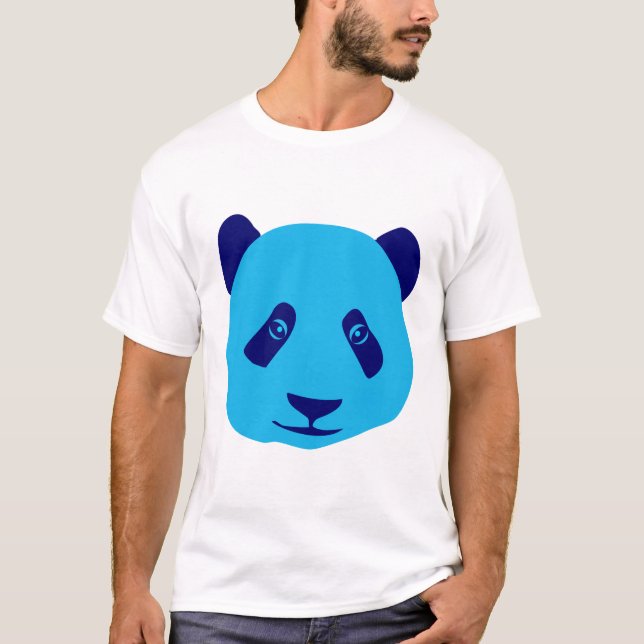 Camiseta Panda Azul (Frente)
