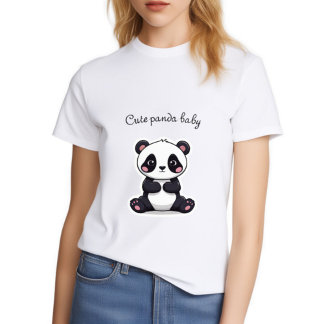 Camiseta panda baby design