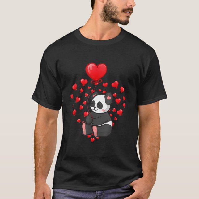 Camiseta Panda Balloon He 'S (Frente)