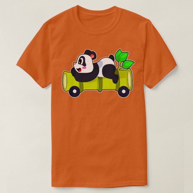 Camiseta Panda Bamboo (Frente do Design)