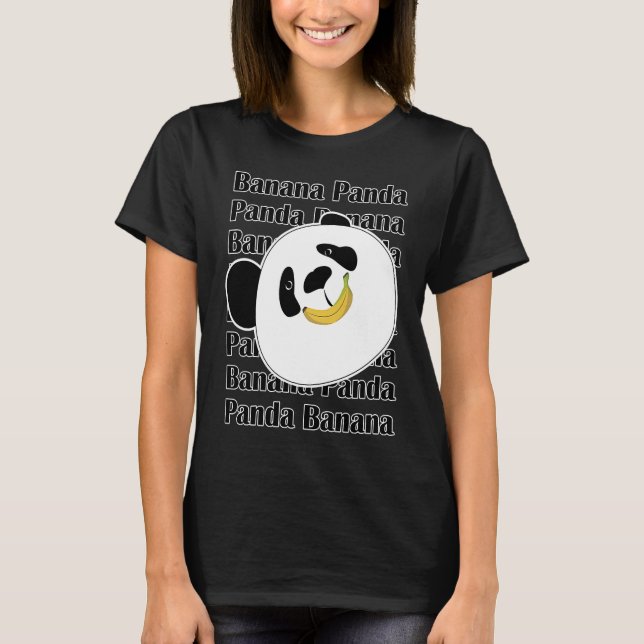 Camiseta Panda Banana Happy Smile (Frente)