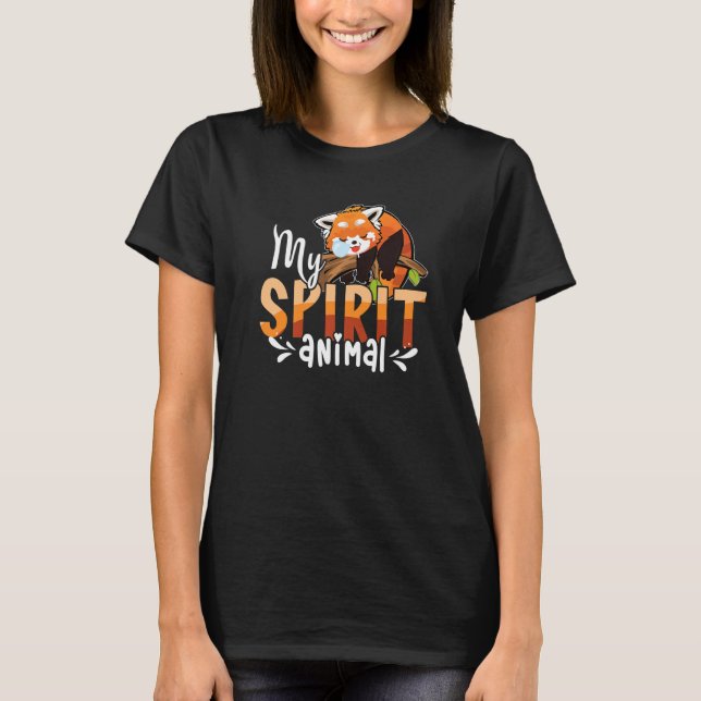Camiseta Panda Barrada, Barramento Vermelho (Frente)