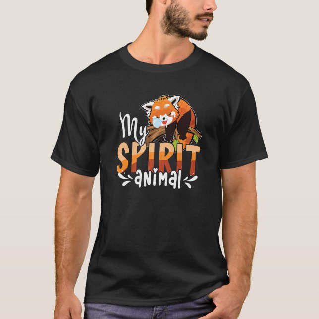 Camiseta Panda Barrada, Barramento Vermelho (Frente)