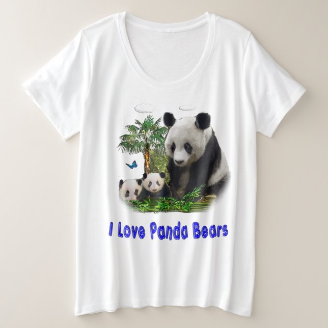 Camiseta Panda Bear (Frente do Design)