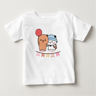 Camiseta PANDA BEAR, bubu e abraços dudu amam balão