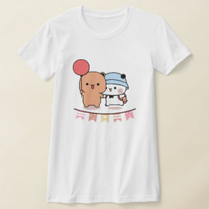 Camiseta PANDA BEAR, bubu e abraços dudu amam balão