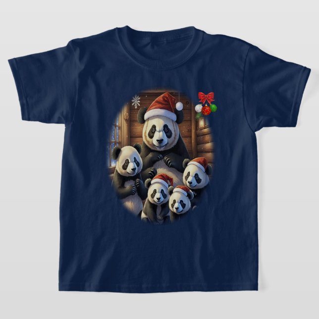 Camiseta Panda Bear Christmas (Postura )