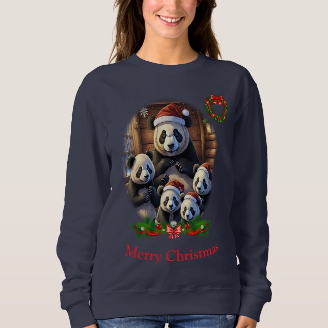 Camiseta Panda Bear Christmas (Frente)