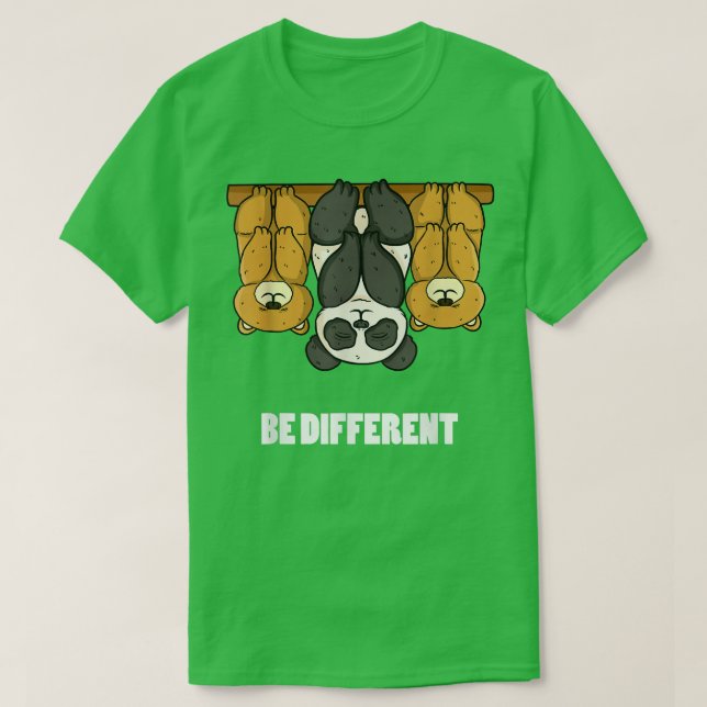 Camiseta Panda-Bear Edition Be Different  (Frente do Design)