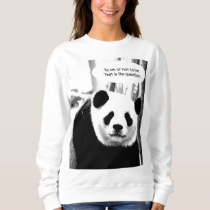 Camiseta Panda Bear Hamlet Shakespeare Citando Mulheres