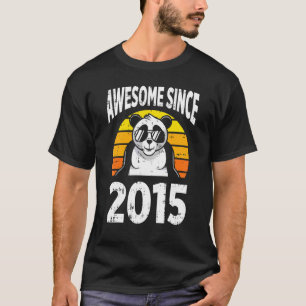 Camiseta Panda Bear Incrível Desde O Aniversário De 7 De 20