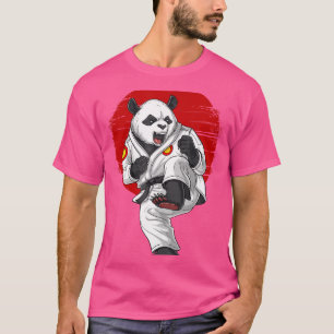 Camiseta Panda Bear Karate Kickboxing Kung Fu Taekwondo Mar