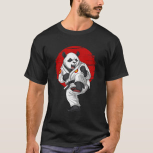 Camiseta Panda Bear Karate Kickboxing Kung Fu Taekwondo Mia