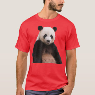 Camiseta Panda bear lovers wildlife roses girl woman novelt