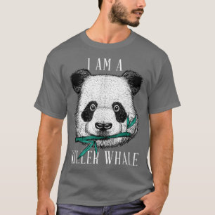 Camiseta Panda Bear Orca Whale - Parody Killer Whale Funny