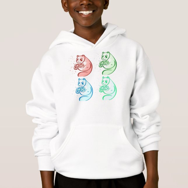 Camiseta Panda Bear Pop Art (Frente)