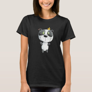 Camiseta Panda Bear Prince Princess Para Animais Selvagens