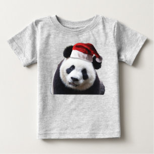 Camiseta Panda Bear Santa Claus